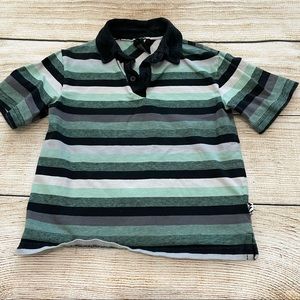 Shaun White striped polo shirt